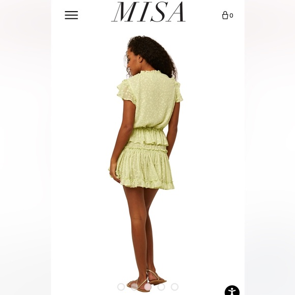 MISA Lilian Dress *Never Worn* Size Medium - Picture 3 of 5